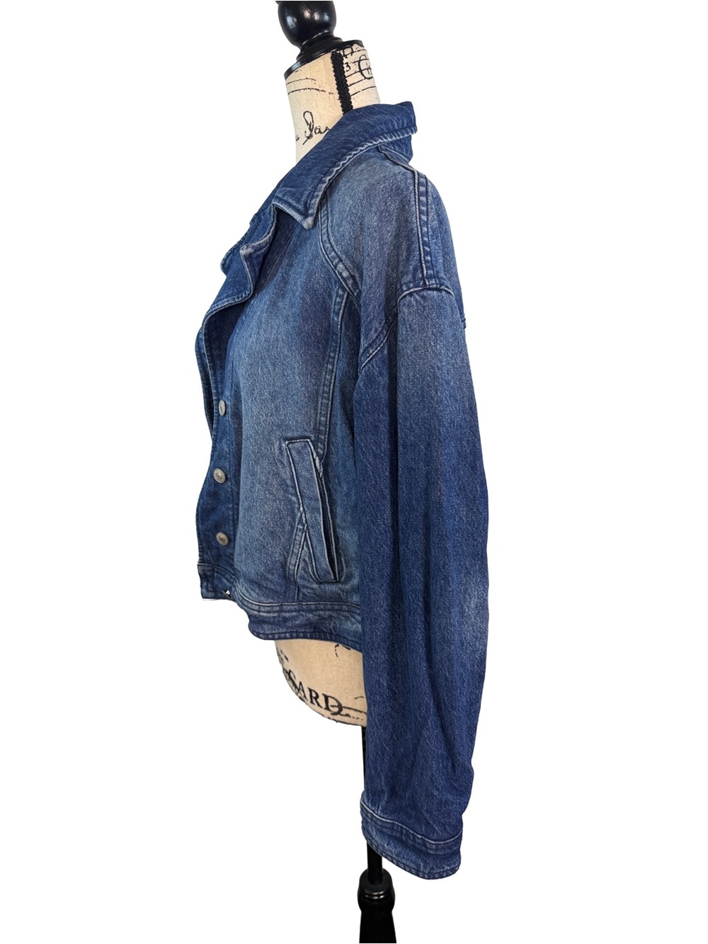 Free People Now or Never Denim Jacket size Medium - Picture 8 of 12